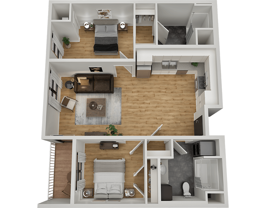 sand creek flats floor plan 2e