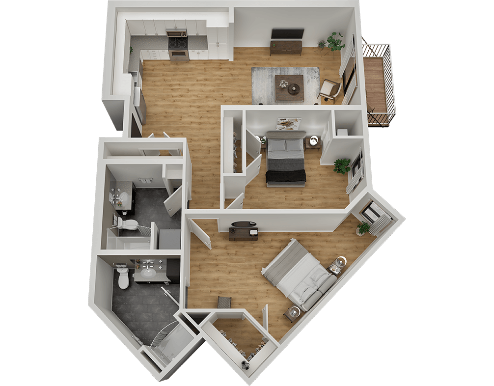 sand creek flats floor plan 2c