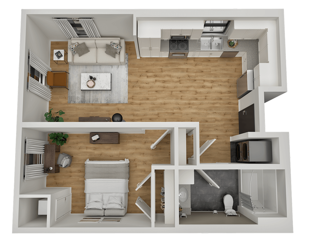 sand creek flats floor plan 1b