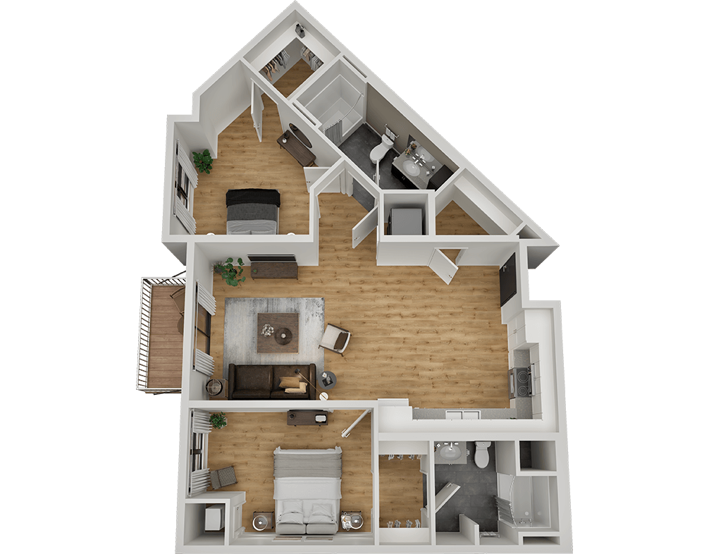 sand creek flats floor plan 2d