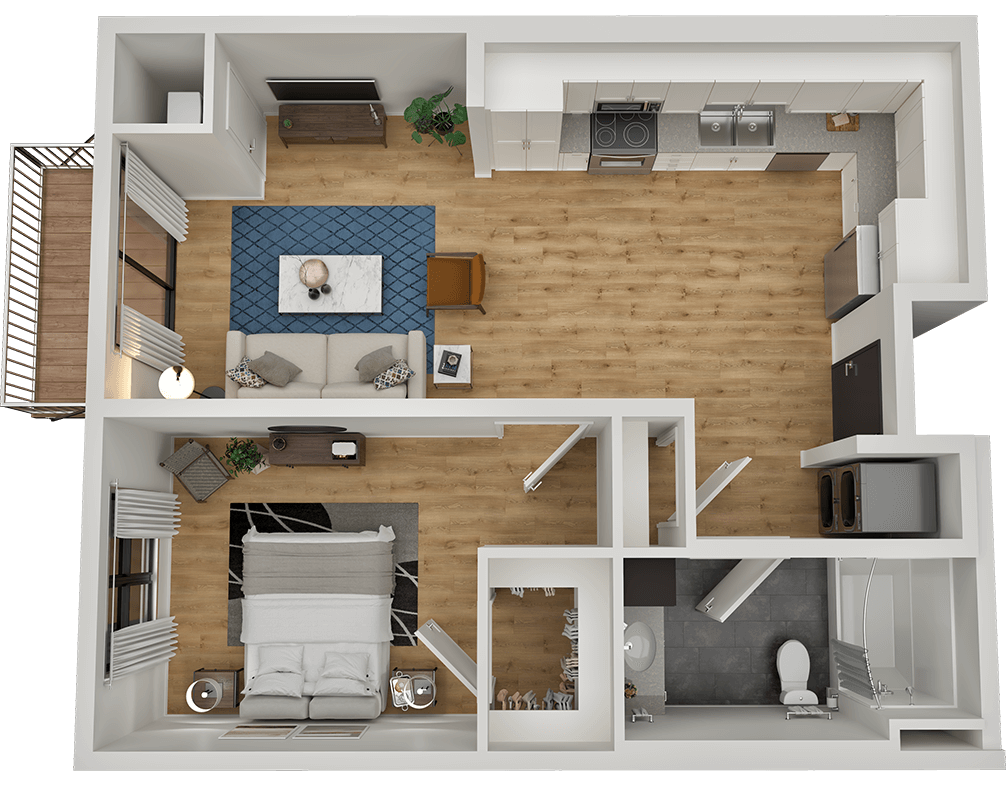 sand creek flats floor plan 1a